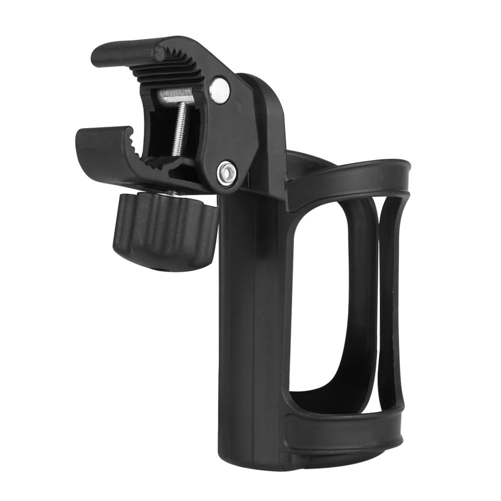 **Accmor Universal Cup Holder for Walkers, Wheelchairs & Rollators - Black Drink Holder Accessory for Mobility Scooters & Rollator Walkers - Perfect for Outdoor Activities, Travel & Daily Use**