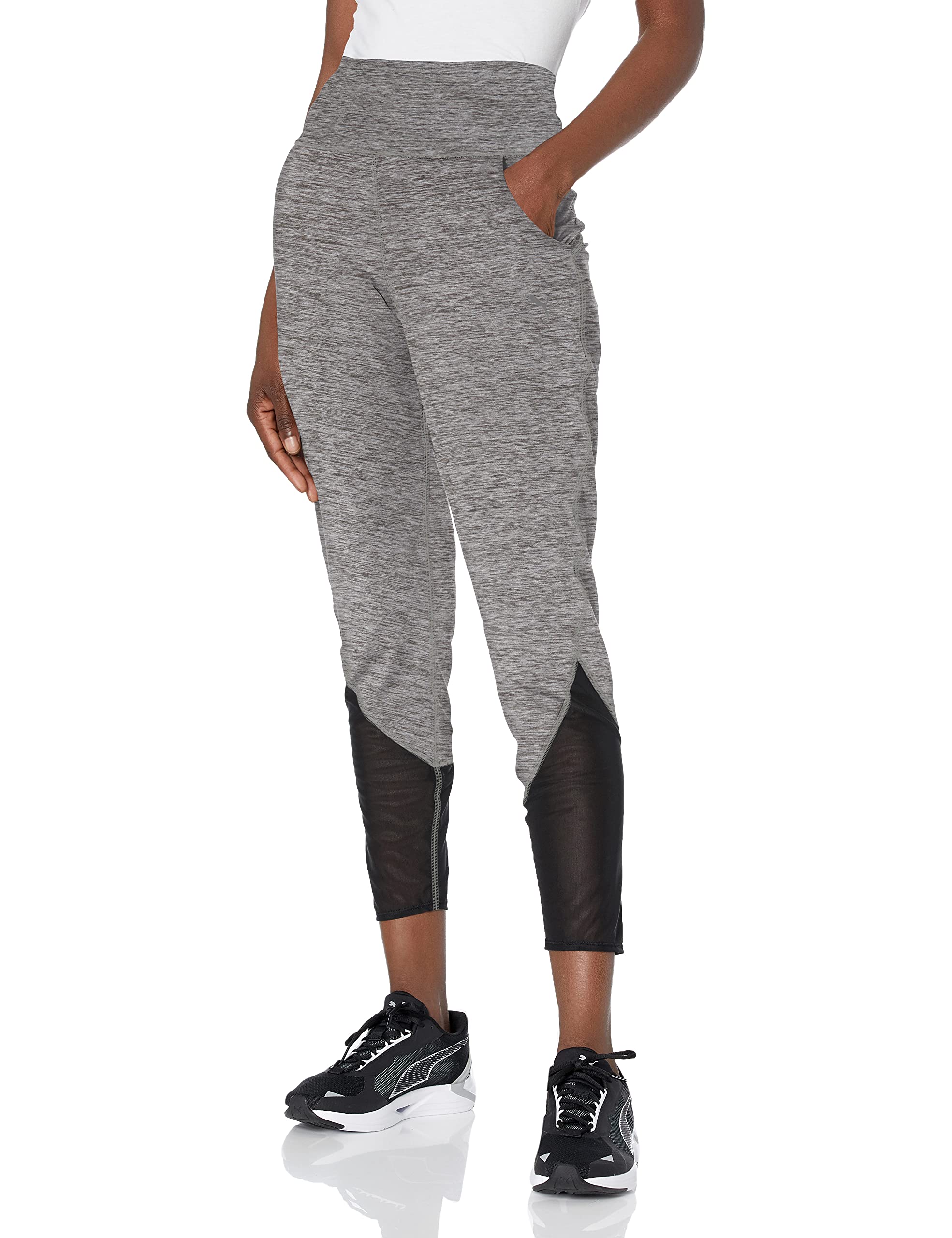 PUMA Women's Studio Yogini Slim Joggers - Comfortable Yoga Pants for Running, Workout & Lounge Wear - High Waisted Athletic Tapered Leggings (Perfect for Gym, Travel & Everyday Casual Wear)