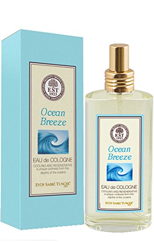 EST 1923 Ocean Breeze Eau de Cologne for Men - 5oz/150ml Fresh Aquatic Fragrance | Daytime Wear, Office & Summer Scents