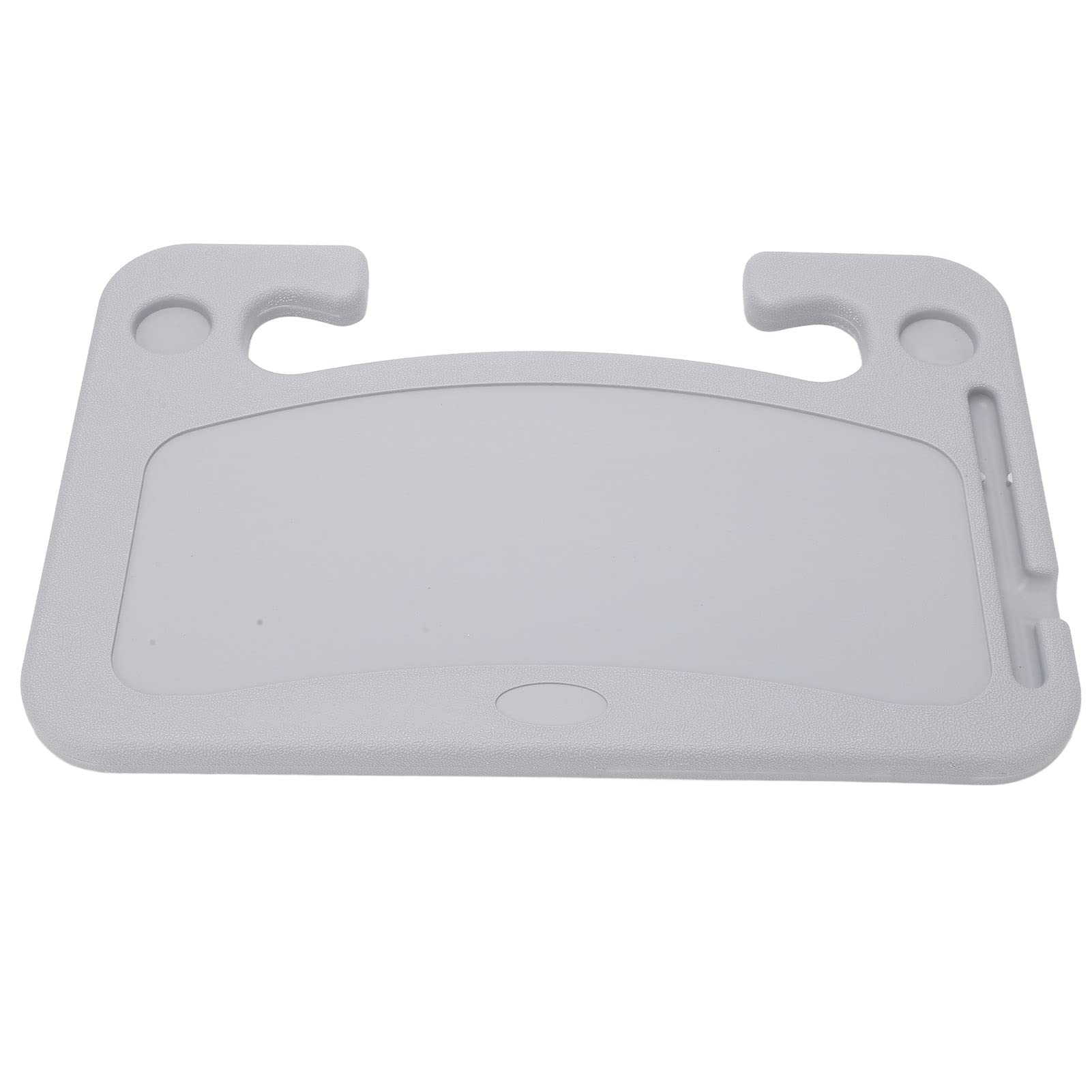 Akozon Universal Steering Wheel Desk Tray - Portable Laptop & Notebook Holder, Eating Table for Cars, SUVs, Trucks (Grey) - Perfect for Work, Meals & Snacks on the Go