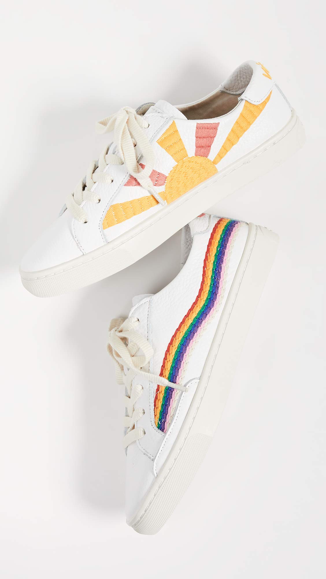 Soludos Women's Rainbow Wave Sneakers - Colorful Casual Slip-On Shoes for Women | Comfortable Lightweight Walking Shoes | Perfect for Beach, Travel & Everyday Wear