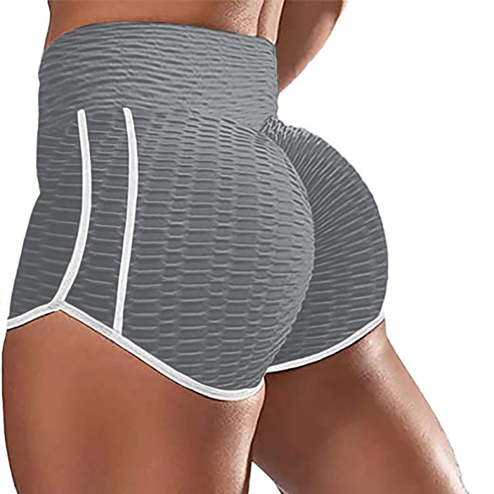 Posijego Women's High Waisted Bodycon Shorts - Tummy Control Compression Shorts for Summer & Fall - Office Work & Casual Wear - Slimming Shapewear for Everyday Comfort