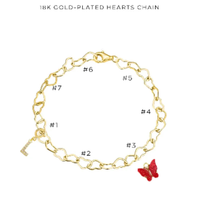 Stylish Charm Bracelet with Assorted Charms - Perfect Gift for Women & Girls - Fashion Jewelry for Everyday Wear & Special Occasions