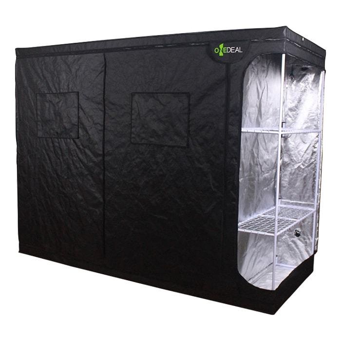 OneDeal VegFlower 9' x 4' x 6.9' Hydroponic Grow Tent Kit - Indoor Gardening System for Herbs, Vegetables & Flowers - Perfect for Home, Greenhouse & Hydroponics Enthusiasts