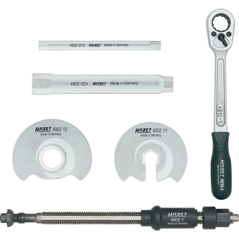 Hazet 4902/6 6-Piece Inside Spring Vice Set - Professional Automotive & Workshop Tool Kit for Secure Gripping & Precision Work