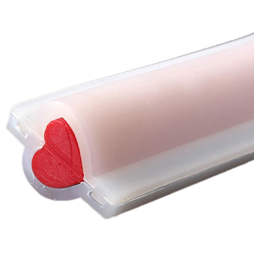 Heart-Shaped Silicone Candle Mold for DIY Candle Making - Tube Column Design for Candles, Jelly, Chocolate, Candy & Mousse Cakes - Perfect for Home Decor, Wedding Favors, and Craft Projects