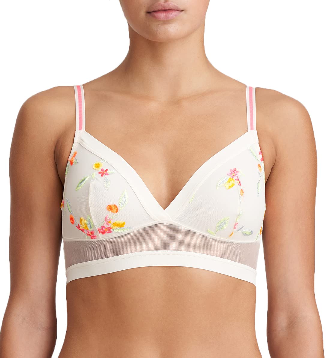 Marie Jo Women's Wireless Triangle Bra - Comfortable & Supportive Lace Bralette for Everyday Wear | Perfect for Yoga, Lounge & Sleep