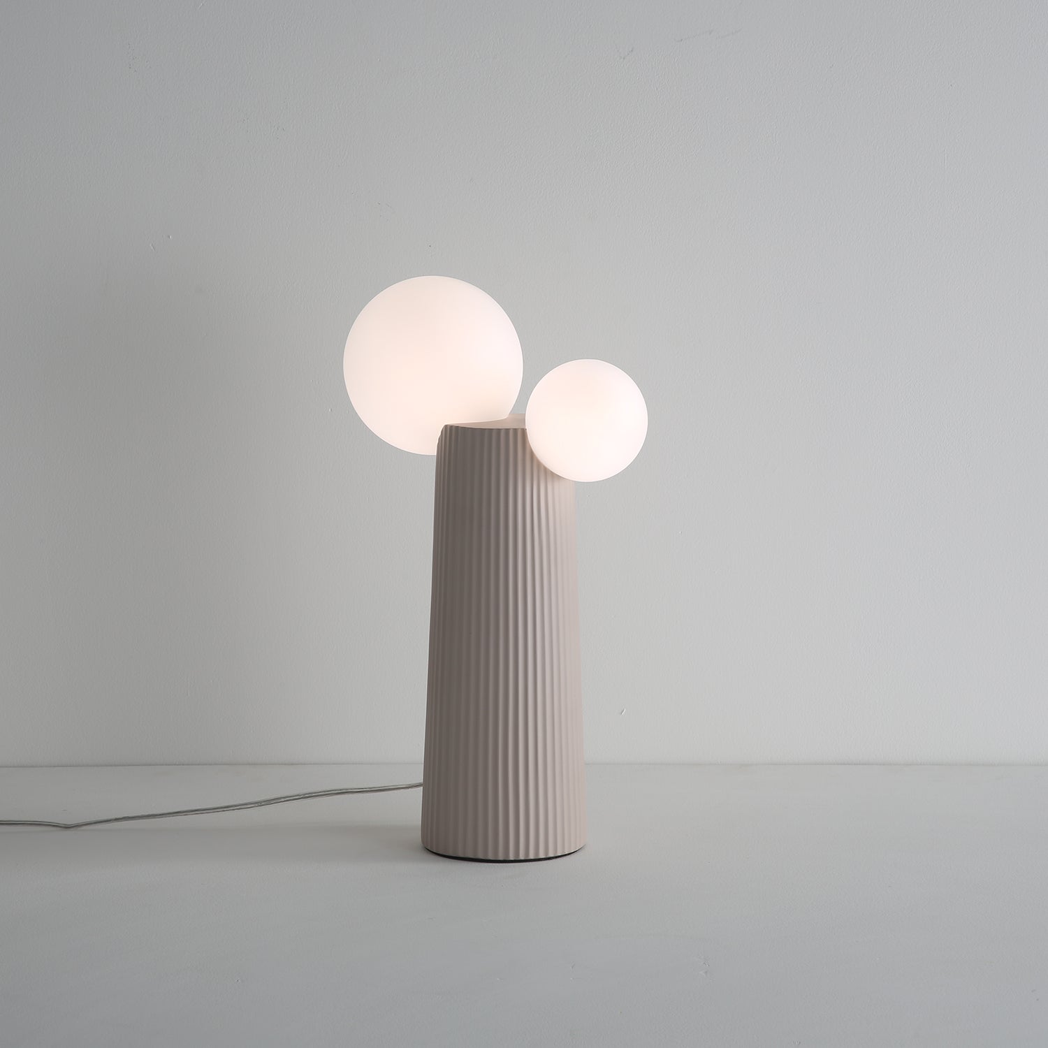 Modern LED Land Table Lamp - Adjustable Brightness, USB Charging Port for Bedroom, Living Room, Office - Perfect for Reading, Working & Night Light