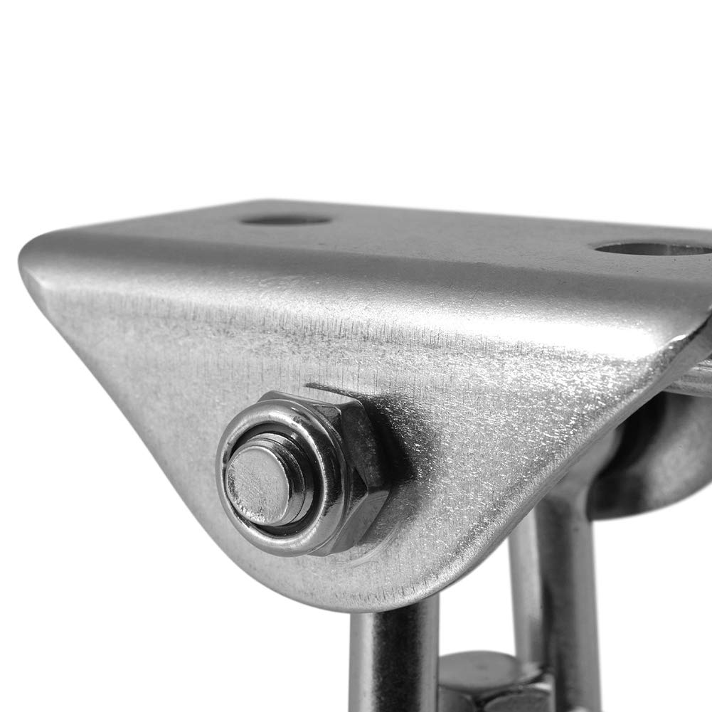 Heavy Duty Swing Hangers - 550 LB Capacity Stainless Steel Swing Suspension Hooks with 4 Screws for Concrete & Wooden Ceilings - Perfect for Hammocks, Porch Swings & Outdoor Play Equipment