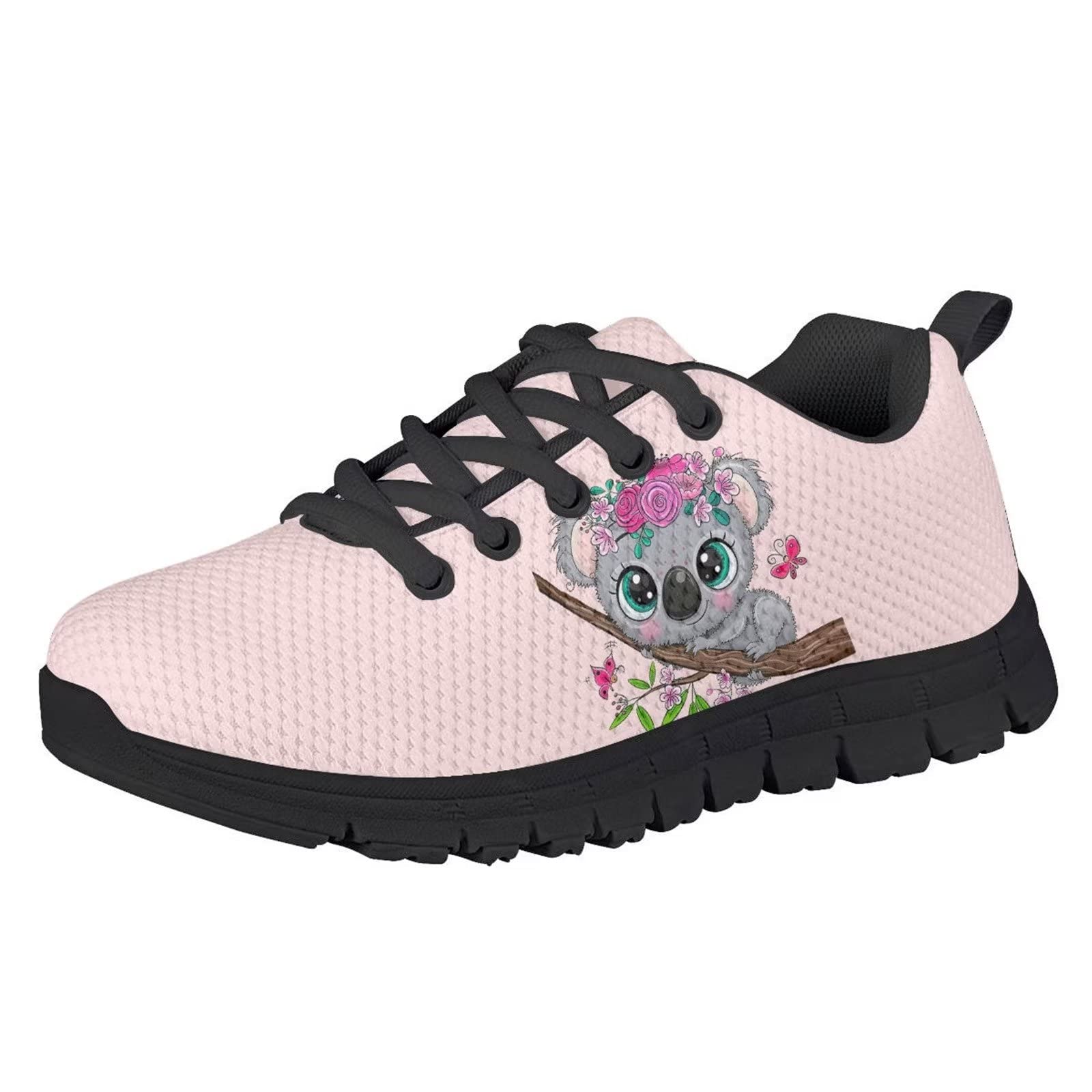 **Leopard Print Running Shoes for Girls - Comfortable Lightweight Kids Sneakers for Walking, Tennis & Sports | Animal Skin Design | Perfect Gift for Active Girls**    *Use Cases: Ideal for school, sports, outdoor play, casual wear, and stylish everyday outfits.*