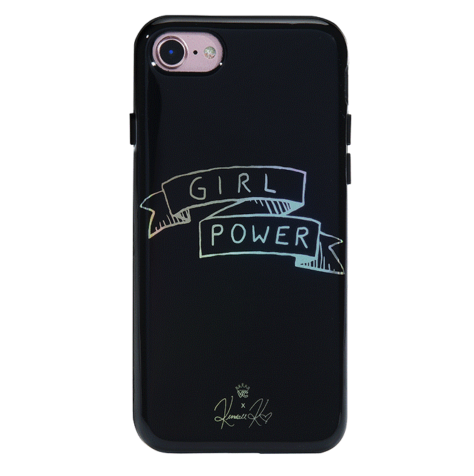Kendall Vertes Girl Power iPhone Case - Trendy Protective Cover for iPhone 12/13/14/15 - Perfect for School, Work & Everyday Use