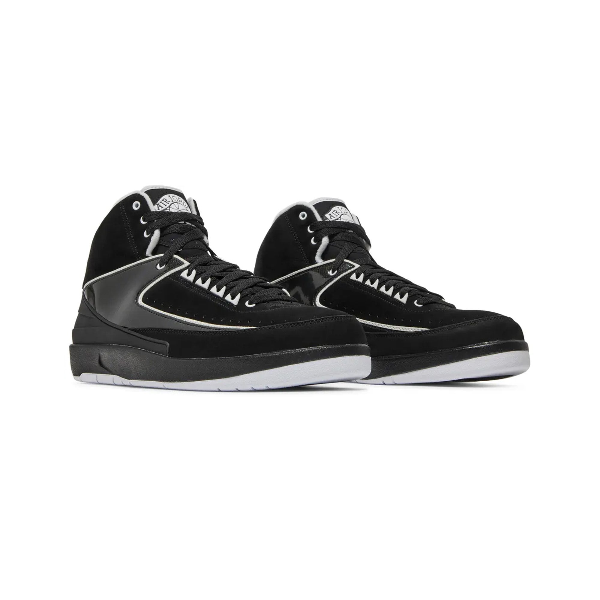Air Jordan 2 Retro 'QF Black White' Men's Basketball Shoes (2010) - Classic Sneakers for Streetwear & Basketball Games