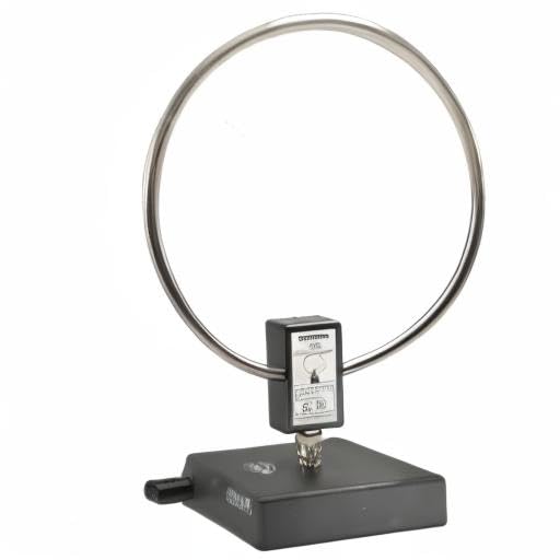 GOOZEEZOO GA450 Active Loop Antenna for Shortwave Radio - 2.3-30MHz HF & 522-1710KHz MW BNC Cable Antenna | Portable Ham Radio Receiver Antenna for Emergency Communication, Travel & Outdoor Adventures