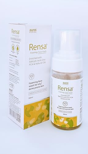 Rensa Gentle Face Wash for Acne & Oily Skin - Deep Cleansing & Hydrating Facial Cleanser for Men & Women - Perfect for Daily Skincare Routine & Makeup Removal