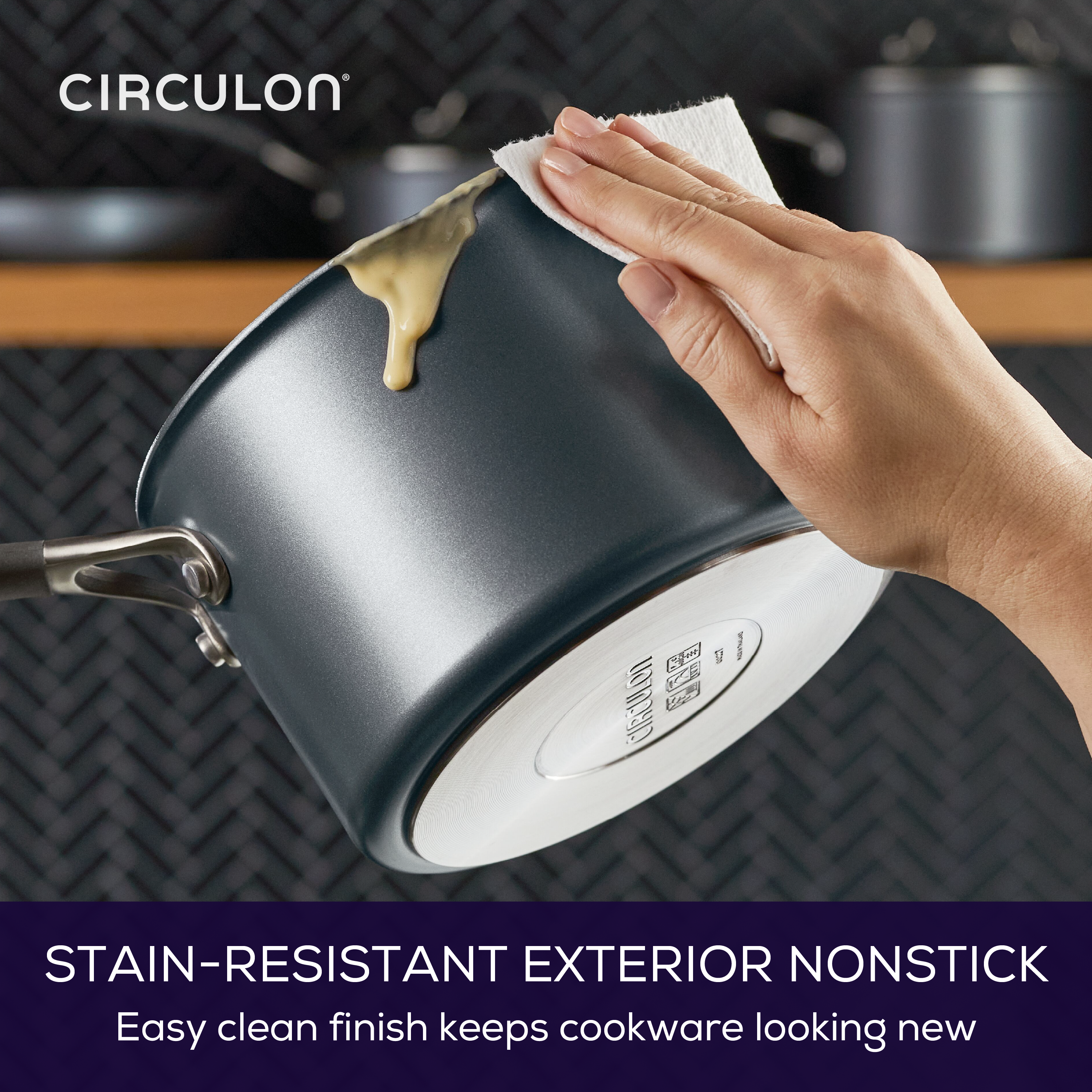 10-Piece ScratchDefense™ Nonstick Cookware Set - Durable Kitchen Cookware for Frying, Boiling & Baking - Perfect for Home Chefs & Everyday Cooking
