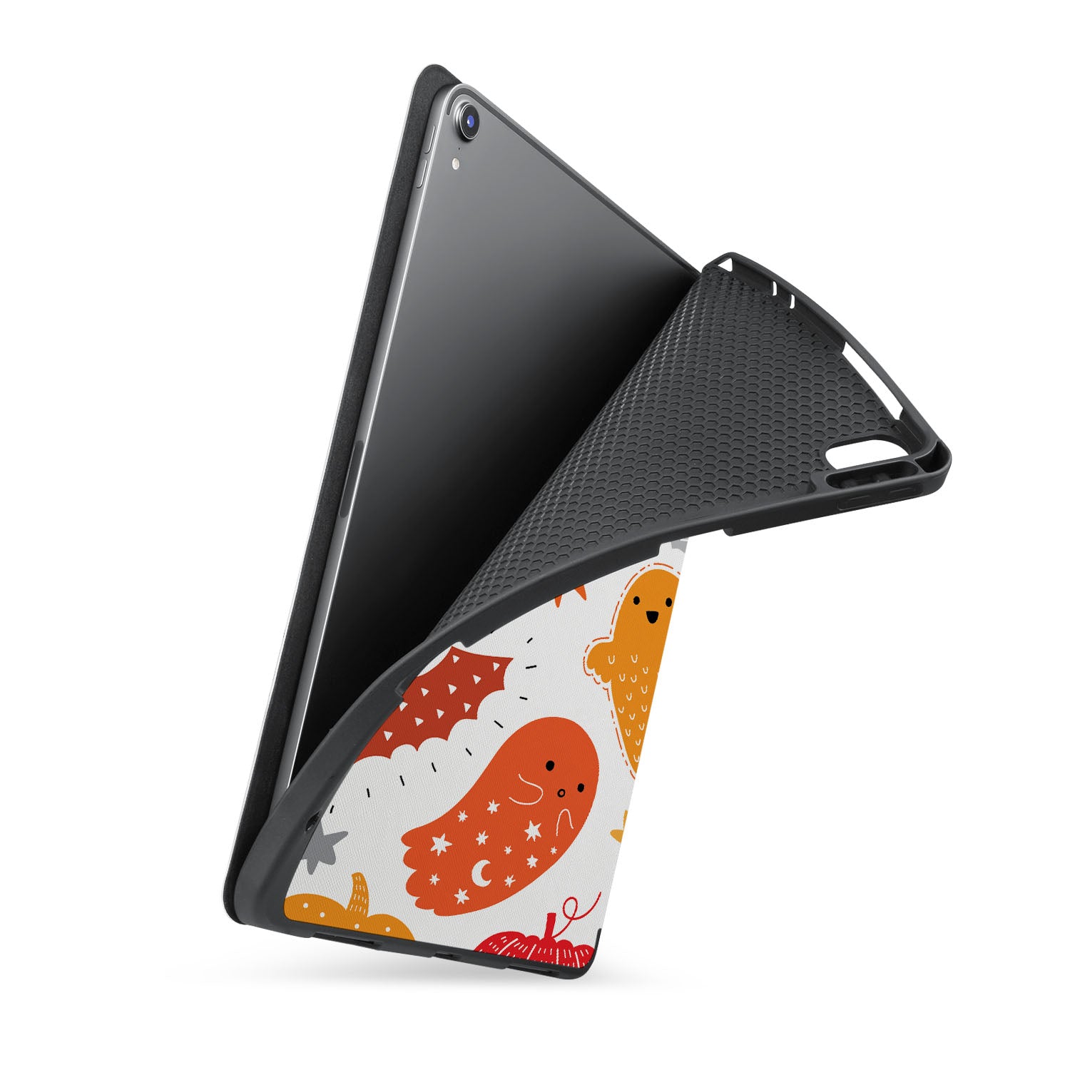 Halloween Themed iPad Trifold Case - Slim Protective Cover with Auto Sleep/Wake for iPad 10.2/9.7/8/7 (2021-2017 Models) - Perfect for Spooky Season Decor, Trick-or-Treating & Halloween Parties