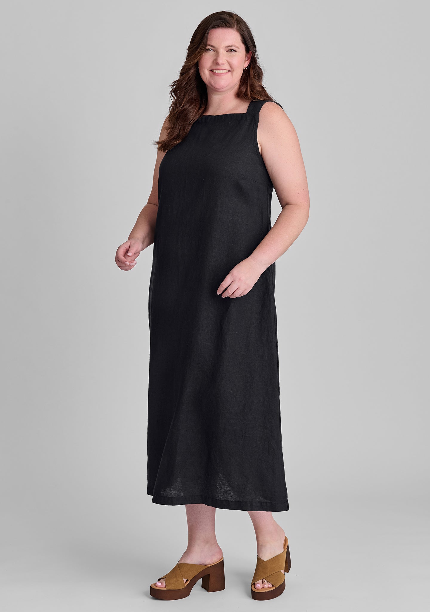 Harlow Linen Maxi Dress - Women's Boho Summer Beach Dress with Pockets | Perfect for Vacations, Weddings & Casual Outings