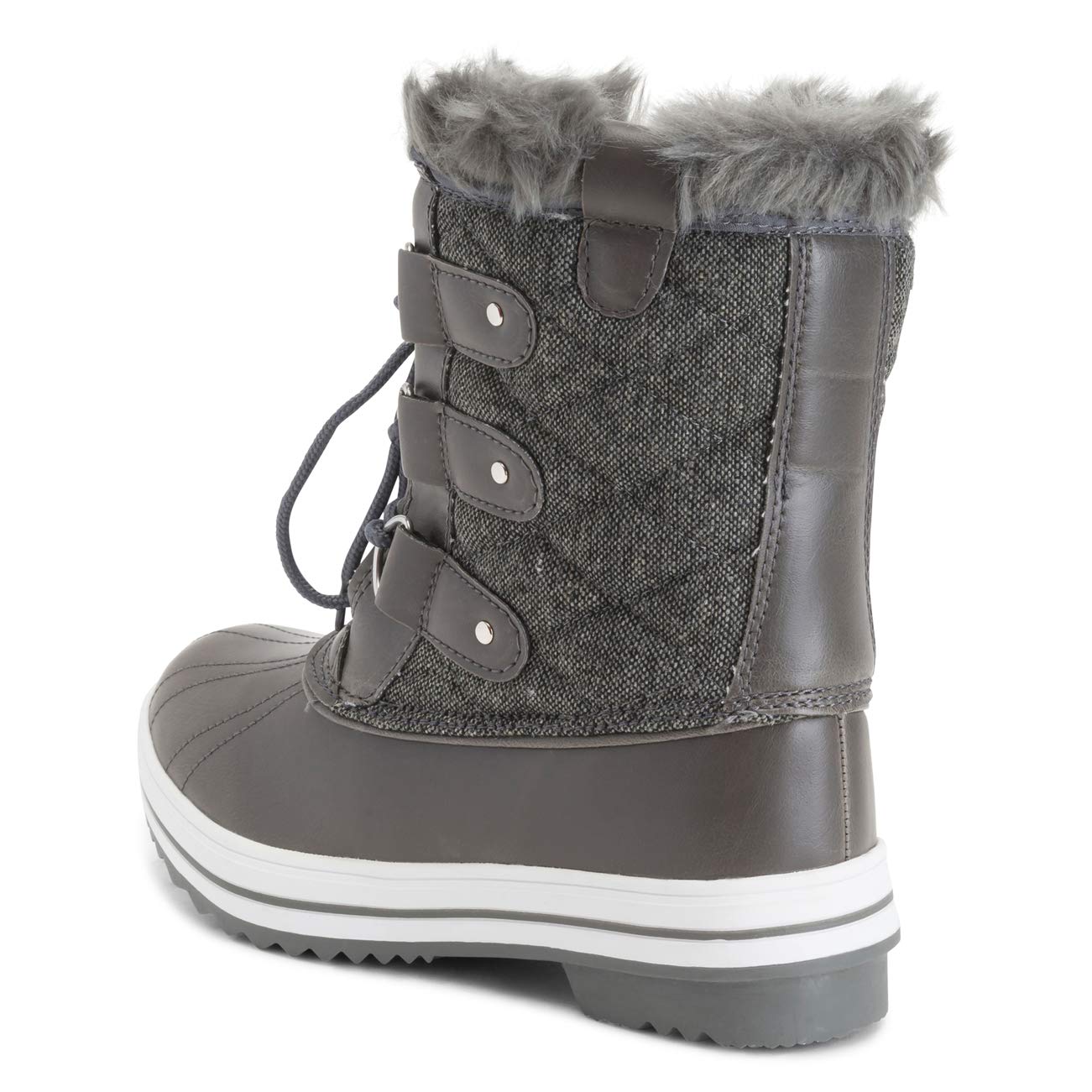 Polar Products Women's Quilted Snow Boots - Waterproof Winter Boots for Snow & Rain - Warm & Comfortable for Outdoor Activities, Hiking & Cold Weather