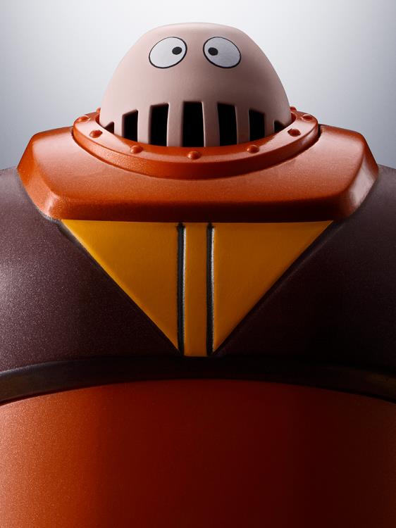 Bandai Soul of Chogokin GX-10R Boss Borot Mazinger Z Die-Cast Metal Action Figure - Collectible Robot Toy for Anime Fans & Display