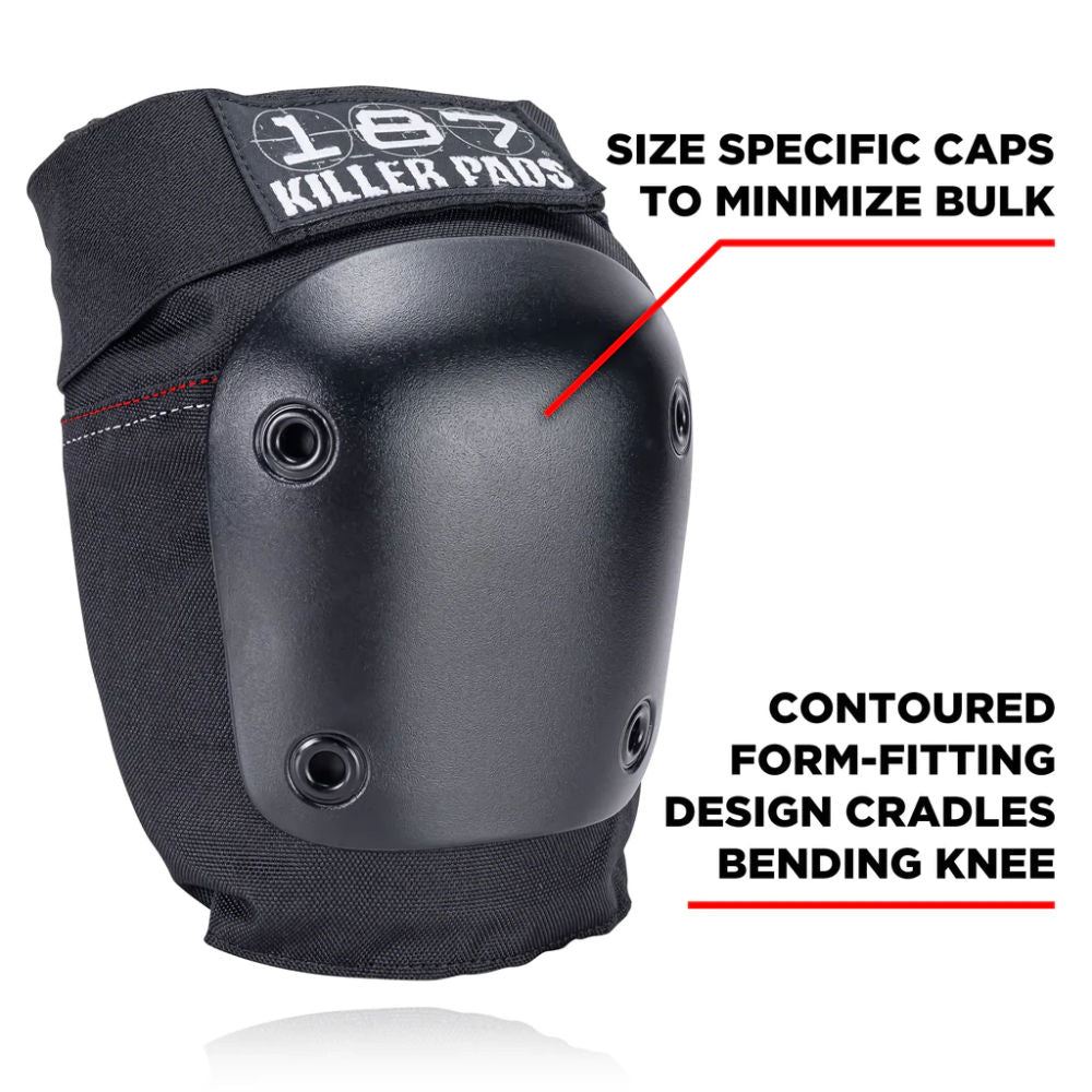187 FLY Knee Pads - Protective Knee Guards for Skateboarding, BMX, and Motocross - Durable and Comfortable for Extreme Sports and Outdoor Activities
