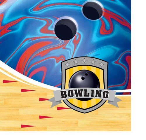 Premium Bowling Party Beverage Napkins - 16 Pack Disposable Cocktail Napkins for Game Night, Sports Bar & Bowling Alley Events
