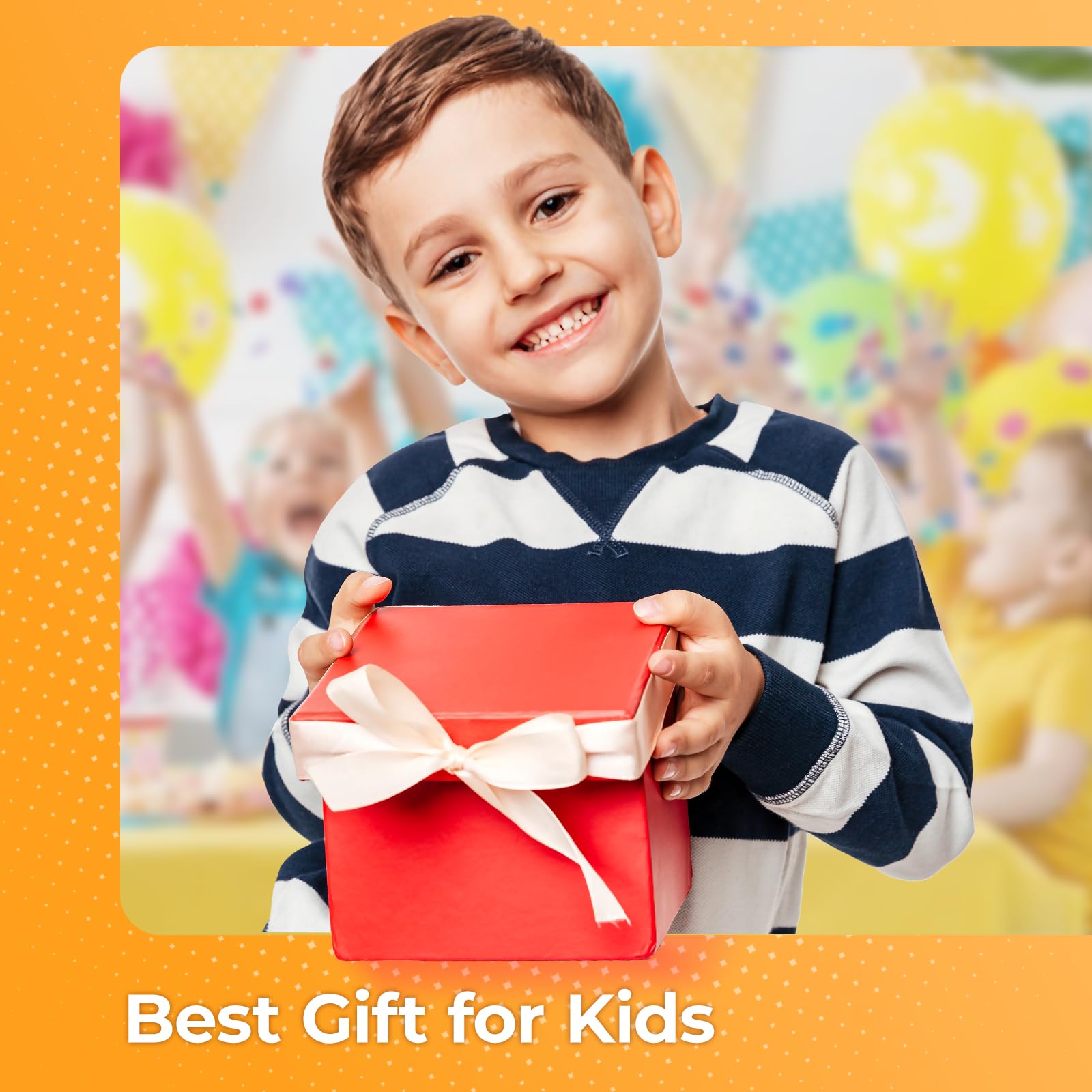 idoot Magnetic Building Tiles Blocks - STEM Educational Toys for Kids Ages 3+, Toddler Learning Activities & Creative Play - Perfect for Birthday Gifts, Classroom STEM Projects & Indoor Family Fun