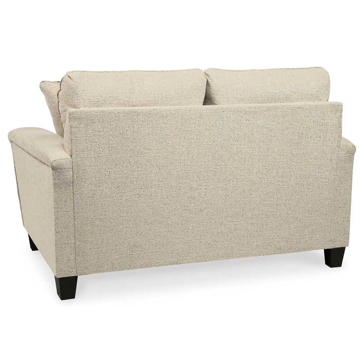 Abinger Loveseat in Natural - Comfortable Two-Seater Sofa for Living Room, Lounge & Small Spaces - Perfect for Apartments, Dorms & Cozy Homes