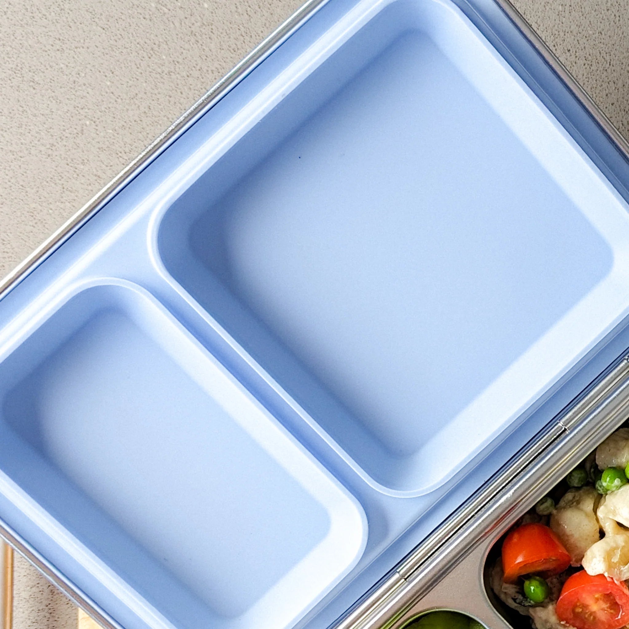 EcoCocoon Bento Lunch Box Replacement Seal - 2 Compartment Leak-Proof Silicone Gasket for Food Storage | Perfect for Office, School & Picnic Lunch Containers