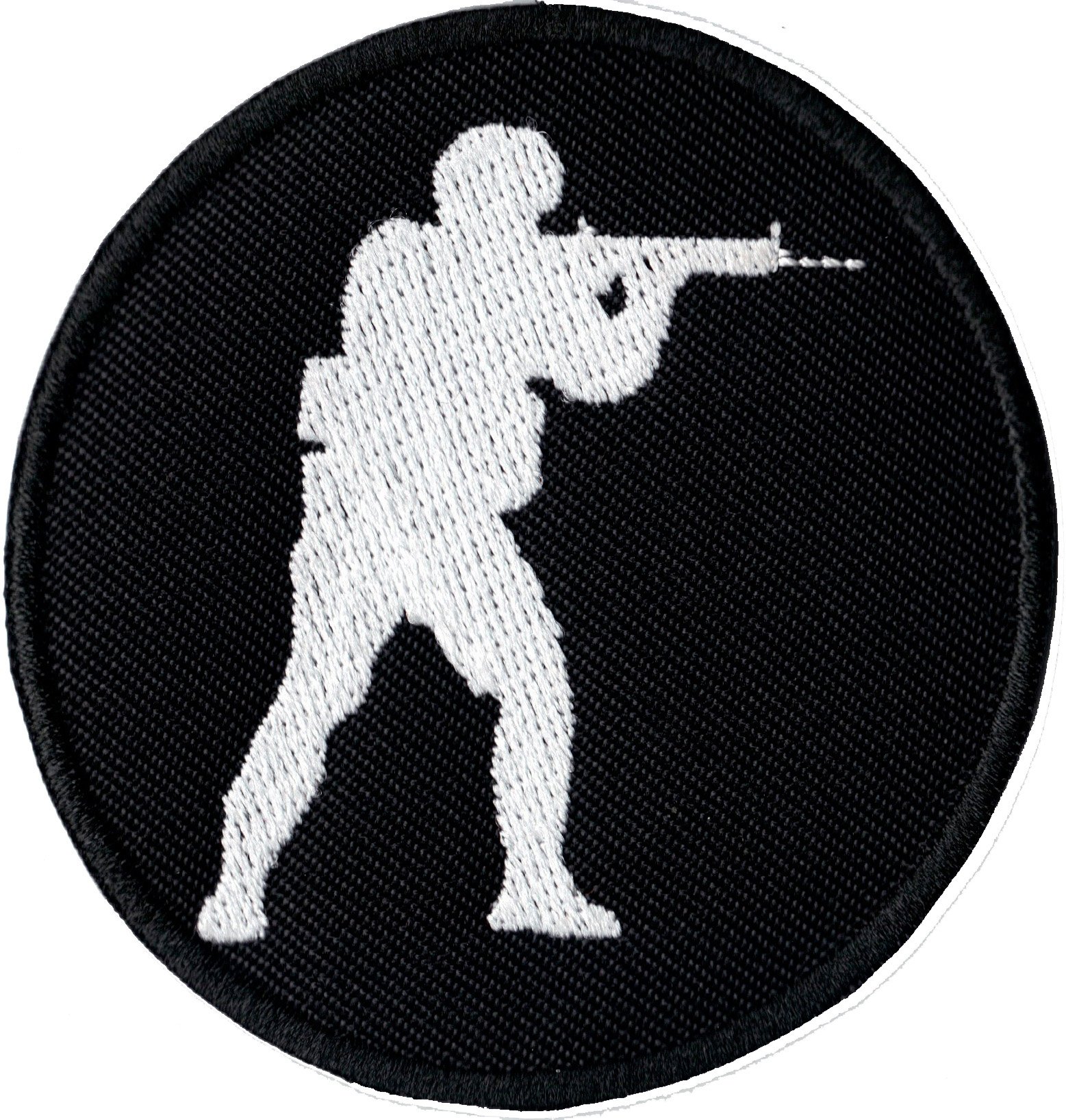 CTU Counter Strike Sniper Police MEK Iron-On Embroidered Patch Badge - Perfect for Tactical Vests, Backpacks & Cosplay Costumes