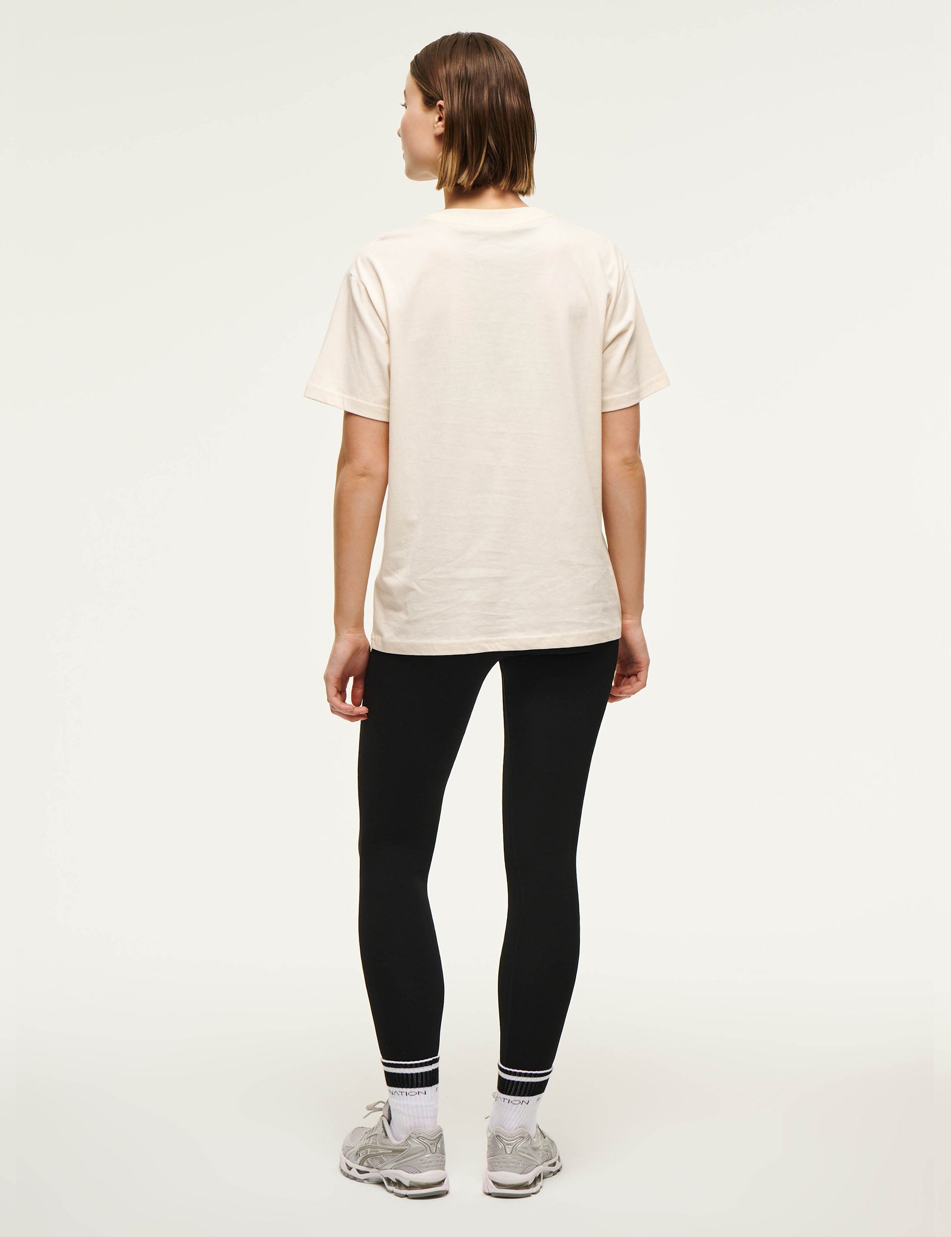 Aero Short Sleeve T-Shirt for Men - Breathable Cotton Comfort Fit Casual Tee in Whisper White - Perfect for Gym, Workout & Everyday Wear