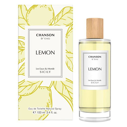 Coty Chanson D'Eau Lemon 100ml Eau de Toilette for Women - Fresh Citrus Perfume for Daytime Wear & Summer Occasions