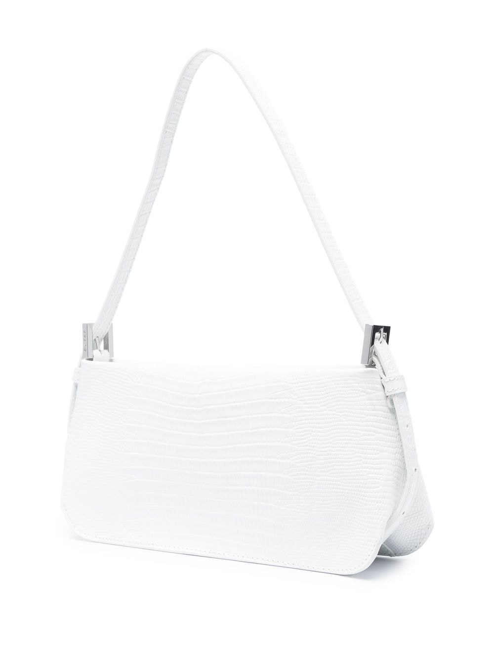 BY FAR PRE Bags for Women - White Leather Shoulder Bag | Stylish Crossbody Purse for Work, Travel & Everyday Use