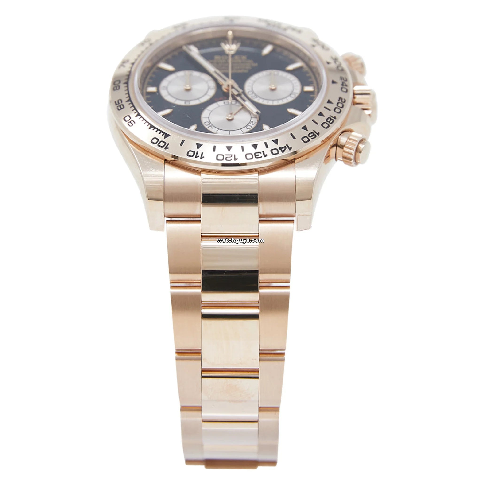 Rolex Daytona 126505 Men's Watch - 18K Rose Gold Case, Black Index Dial, Swiss Automatic Movement - Luxury Dress Watch for Business & Formal Occasions