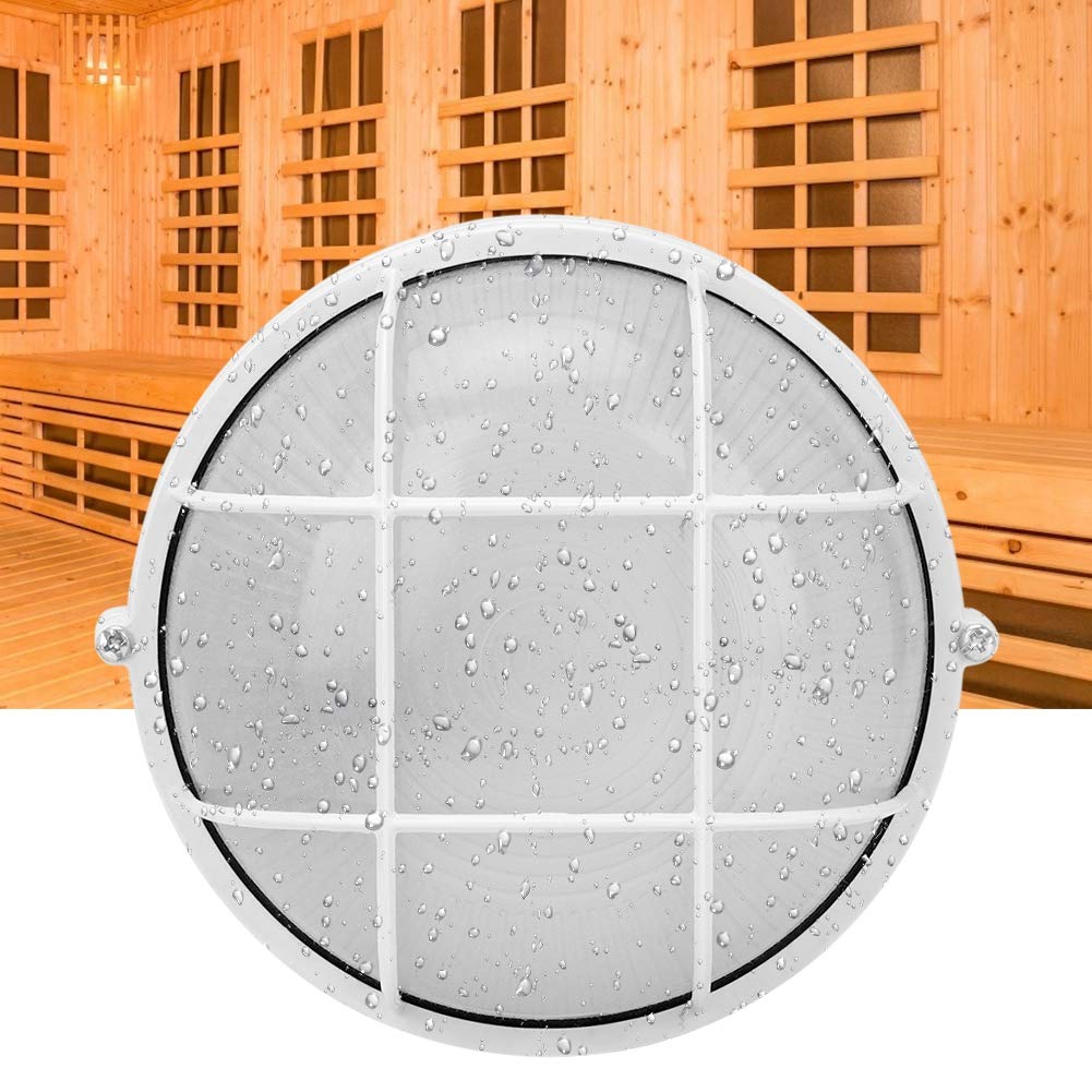 Waterproof Bulkhead Light - Durable Wall & Ceiling Fixture for Sauna, Outdoor, Warehouse & Exterior Spaces | Rust-Resistant LED Lighting for Patio, Garage & Commercial Use