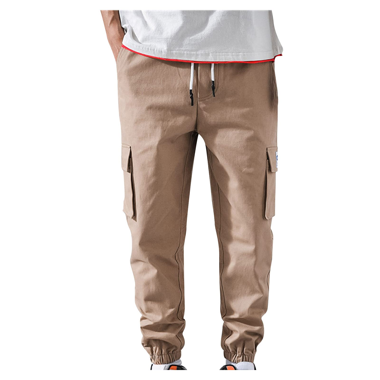 Xiloccer Men's Casual Sweatpants - Trendy Stacked Flare Golf Pants for Streetwear | Comfortable Loose Fit Joggers for Everyday Wear, Gym & Outdoor Activities