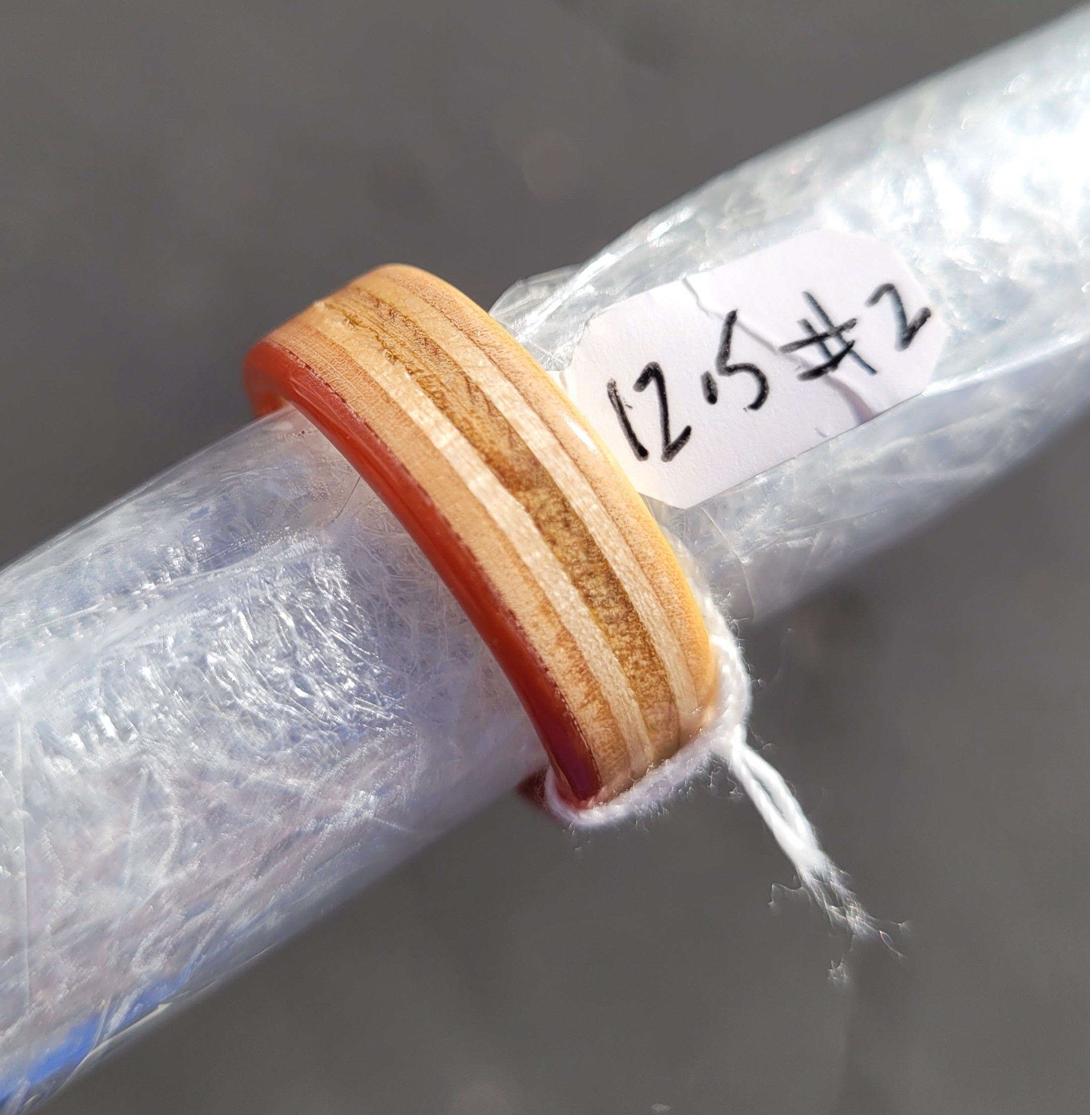 Recycled Bo Tuff Skateboard Ring Size 12.5 (#2) - Durable Eco-Friendly Skateboard Accessory for Skaters & Streetwear Fashion
