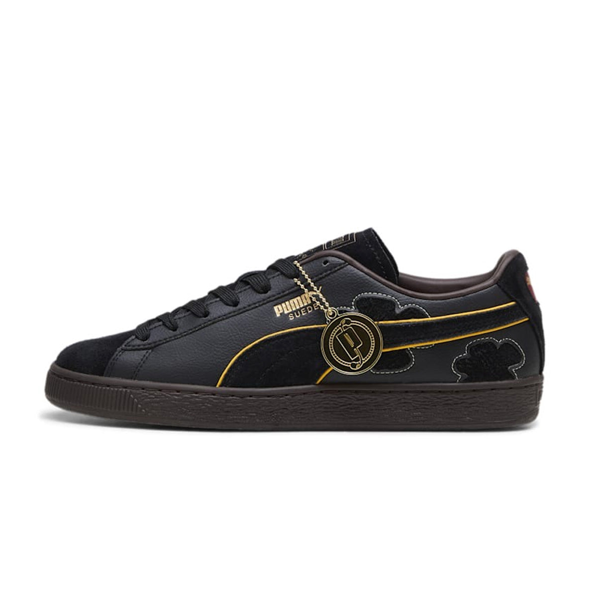 ONE PIECE Suede 4 'Black Beard' Sneakers - Premium Anime Inspired Shoes for Men | Perfect for Cosplay, Anime Conventions & Streetwear Fashion