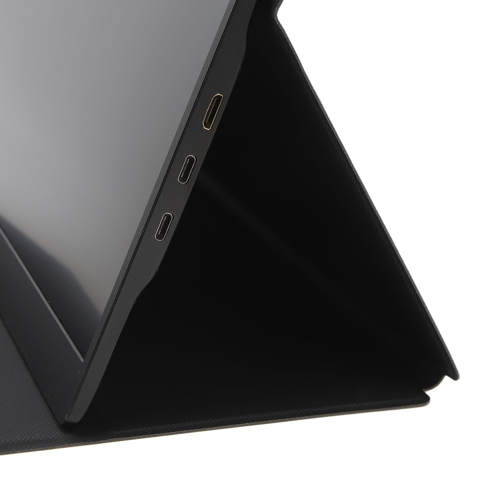 aqxreight 17.3 Inch Slim IPS Portable Monitor with FHD 1080P Display, Built-in Speakers, USB-C Plug & Play - Perfect for Laptop Extensions, Gaming, and Business Travel (EU Plug)