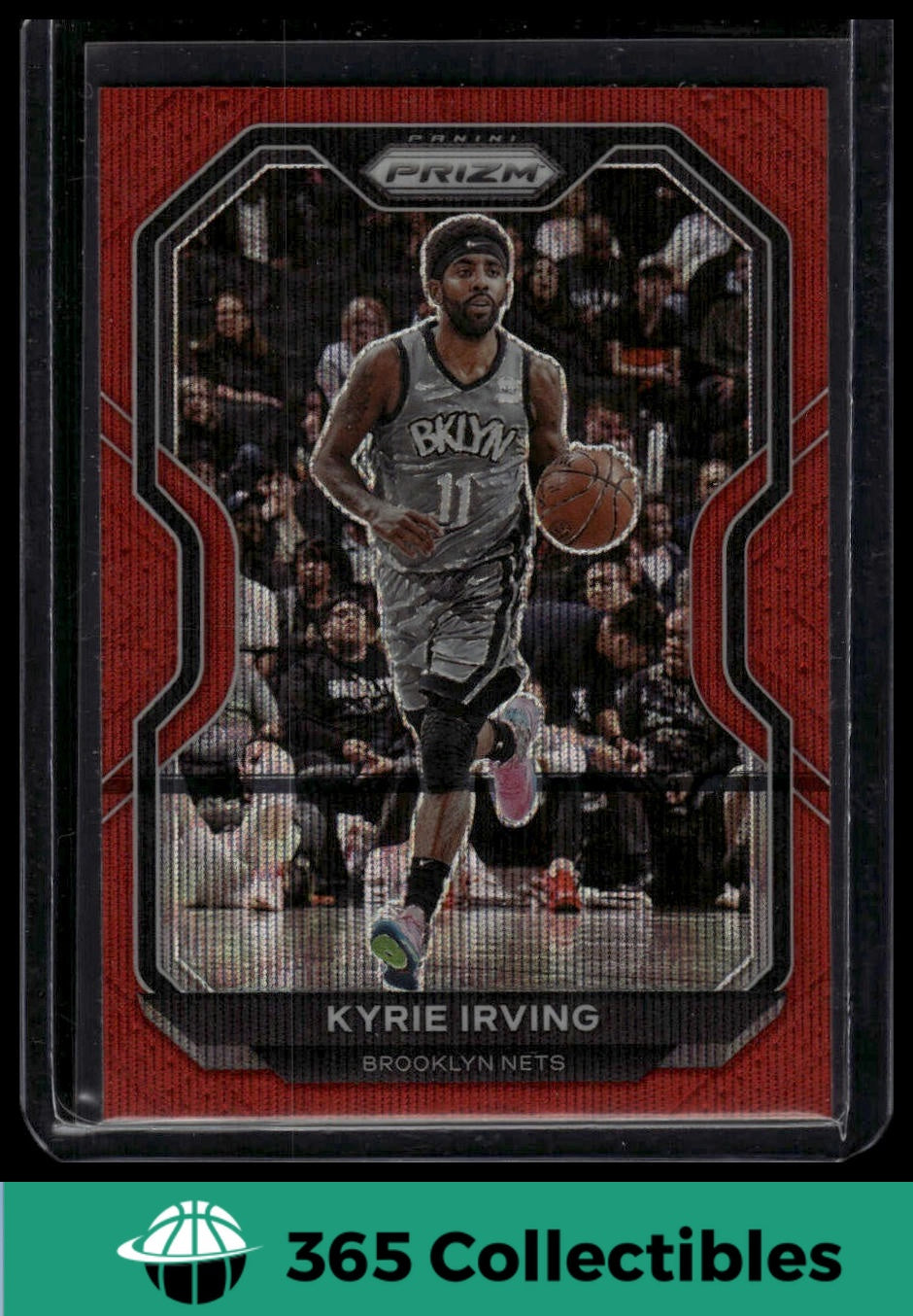 2020-21 Panini Prizm Kyrie Irving Ruby Wave Prizms #139 Basketball Card - Brooklyn Nets Collectible for NBA Fans & Sports Memorabilia Enthusiasts - Perfect for Trading, Displaying, and Investment