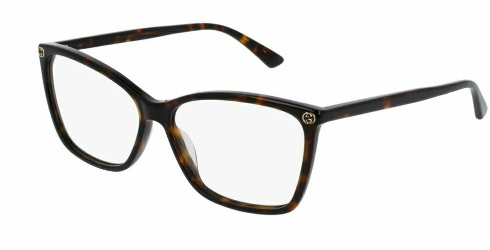 Gucci GG 0025 O 002 Havana Eyeglasses - Stylish Designer Sunglasses for Men & Women | UV Protection & Trendy Frames | Perfect for Outdoor Activities, Travel & Fashion Statements