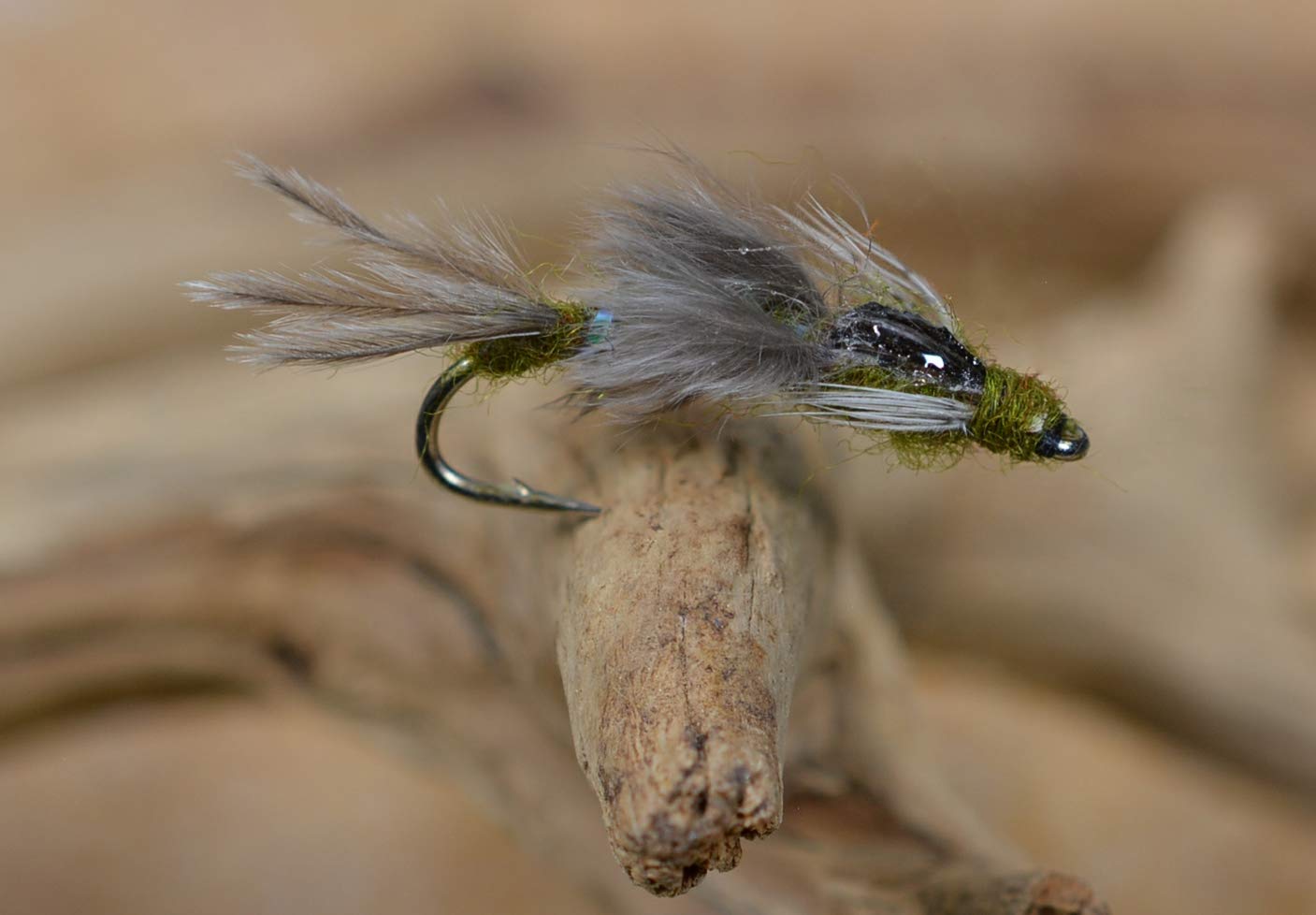 Premium Callibeatis Poxyback Nymph Flies - Size 12-16, Tied on Mustad Signature Fly Hooks (6-Pack) - Perfect for Trout Fishing in Rivers and Streams