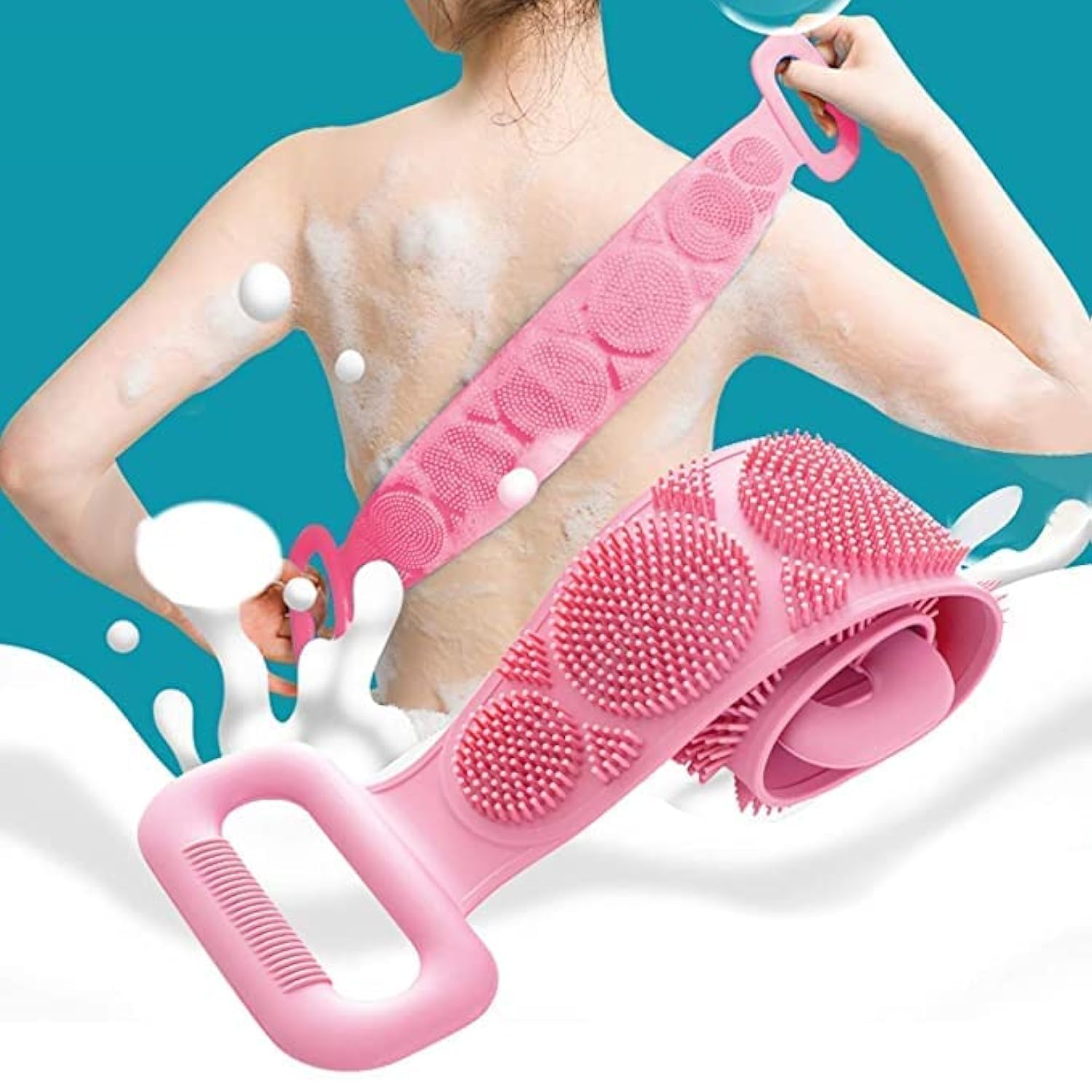 Silicone Body Scrubber for Shower - Exfoliating & Massage - Men & Women