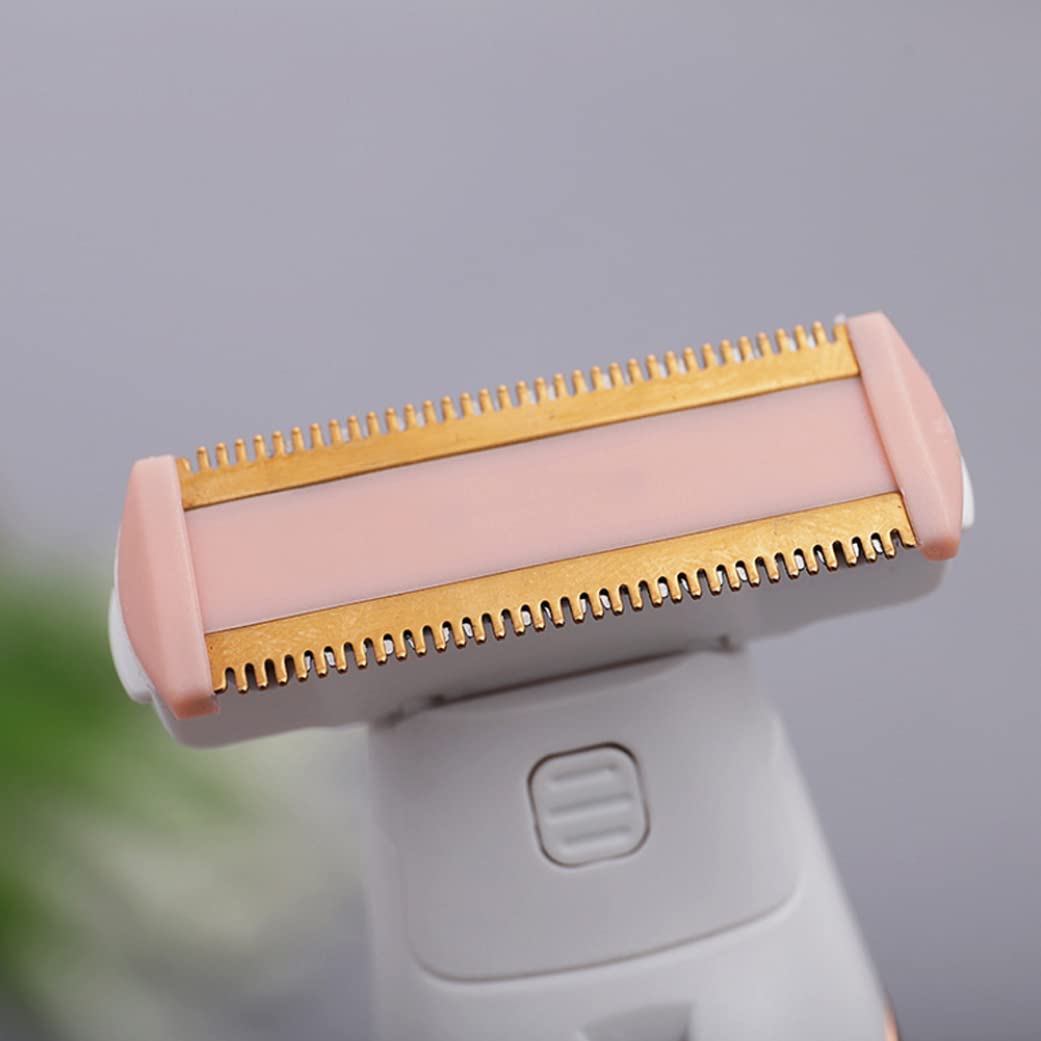 Painless Electric Hair Remover for Women - Rechargeable Lady Shaver for Body, Face, Legs, Hands, Bikini & Armpits with LED Light | Portable Hair Removal Device for Smooth Skin at Home & Travel