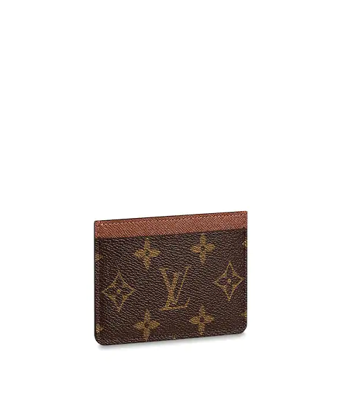 LV Monogram Brown Zipped Card Holder - Luxury Wallet for Men & Women | Perfect for Everyday Use, Travel & Business