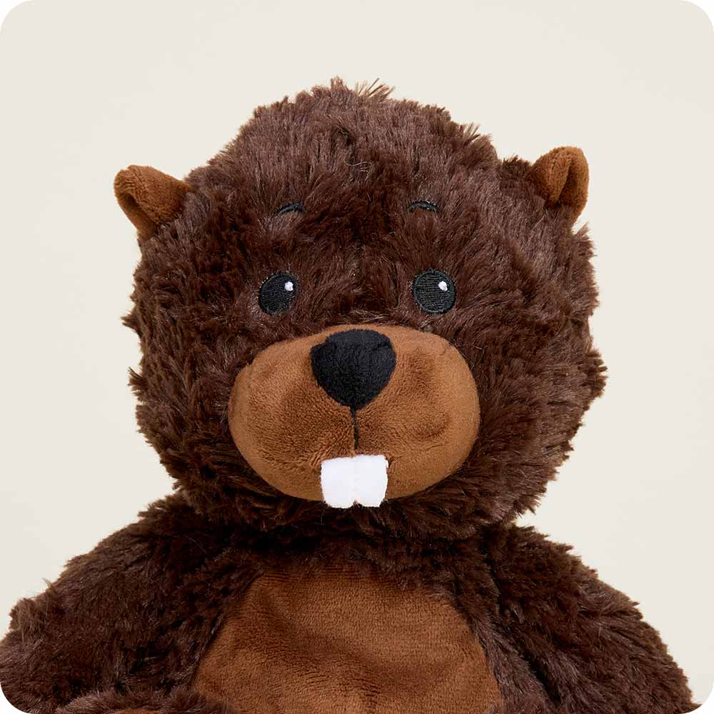 Beaver Warmies - Cozy Plush Stuffed Animal with Microwavable Heat Pack | Perfect for Kids, Adults & Stress Relief | Great for Cold Weather, Bedtime & Relaxation