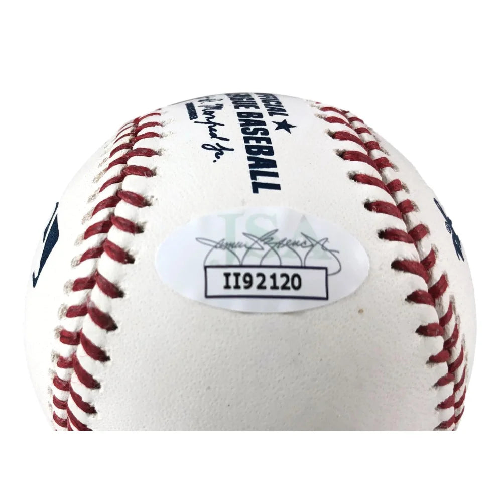 Authentic Kurt Angle Autographed WWE WWF Hof 17 Baseball with JSA COA - Collectible Memorabilia for Wrestling Fans & Sports Enthusiasts