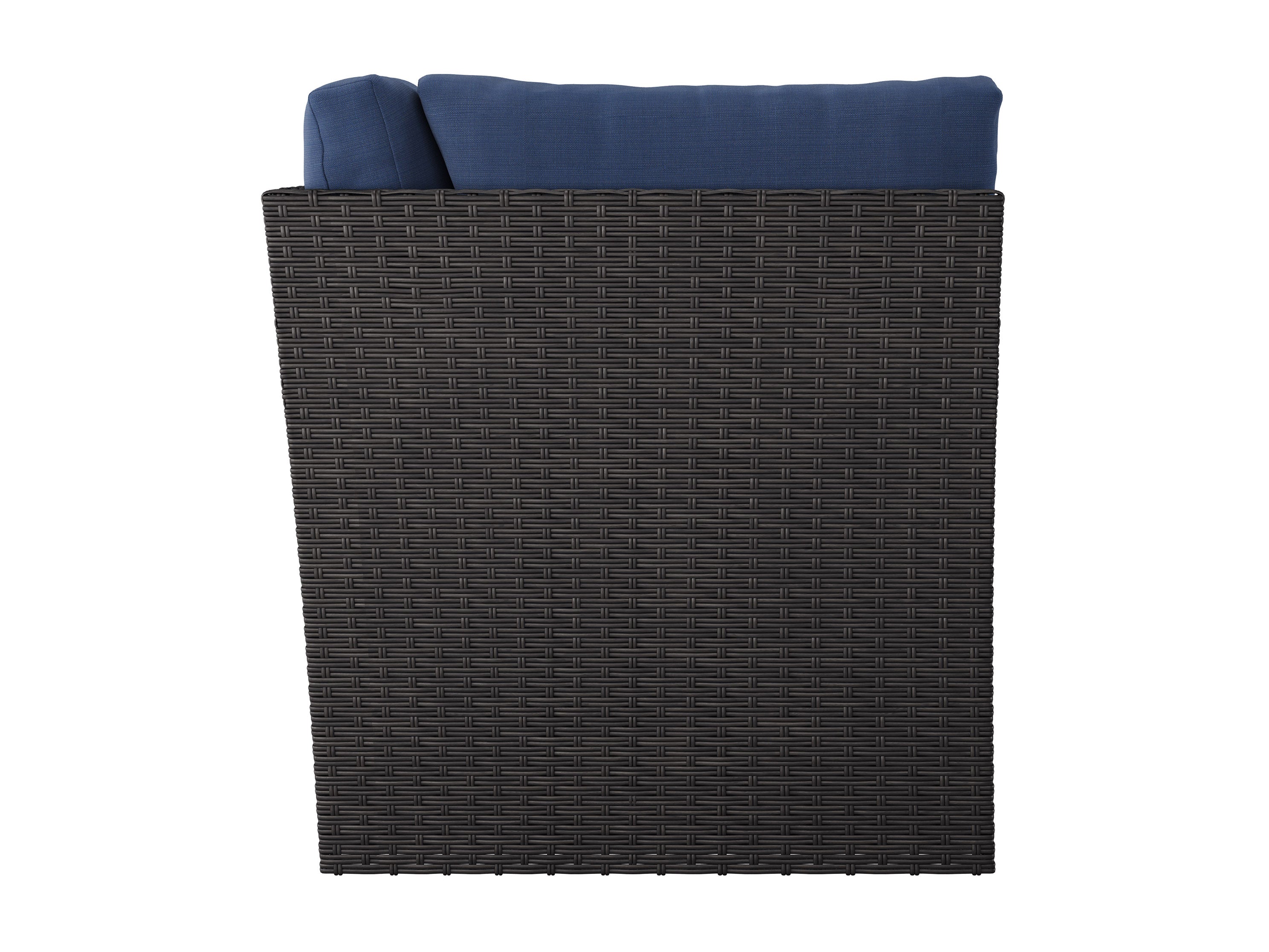 Premium Blue Outdoor Sectional Corner Chair - Waterproof & UV Resistant Patio Furniture for Backyard, Poolside, and Garden Relaxation