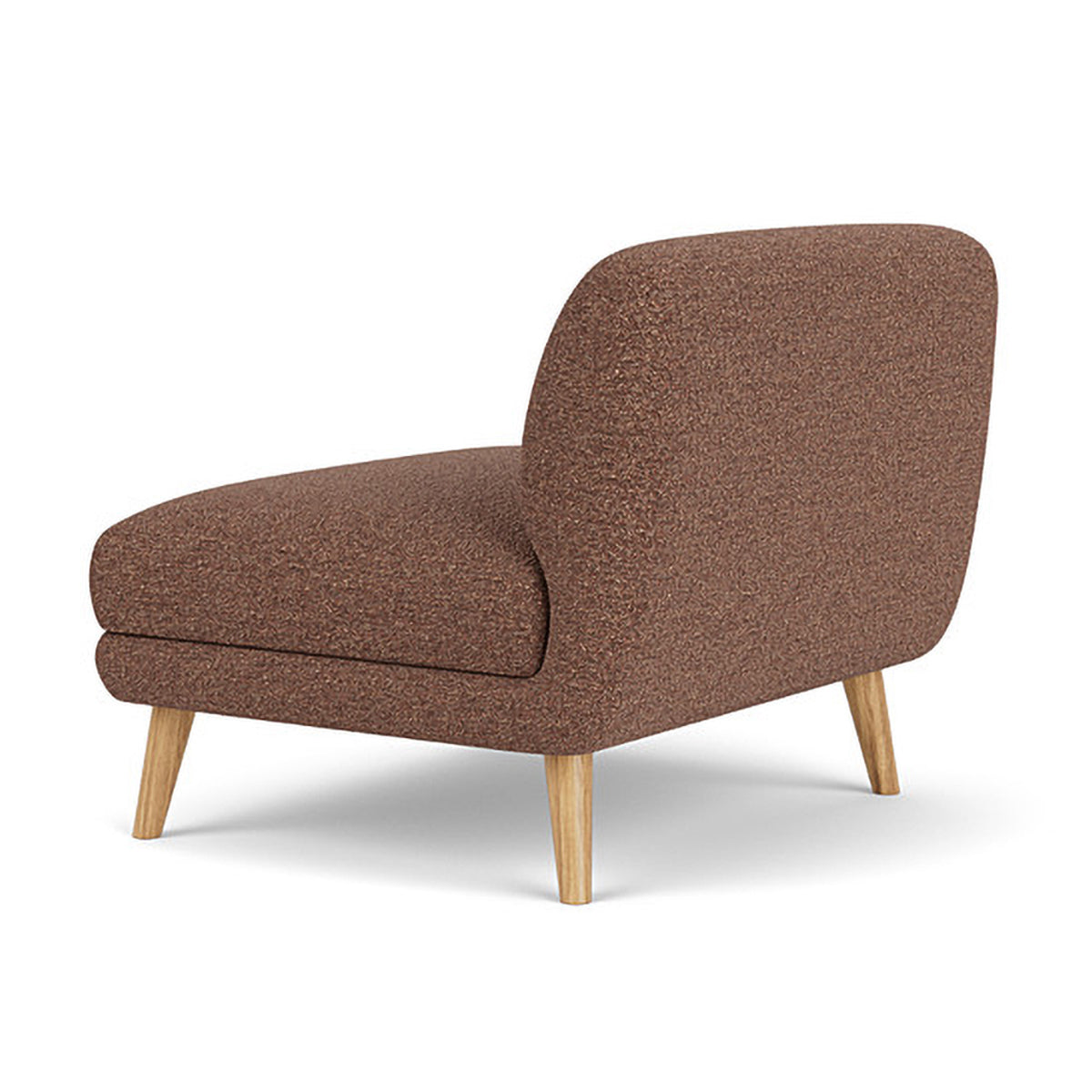 Alfred Boucle Modular Armless Sectional Sofa - Modern Comfort for Living Room, Lounge & Office Spaces