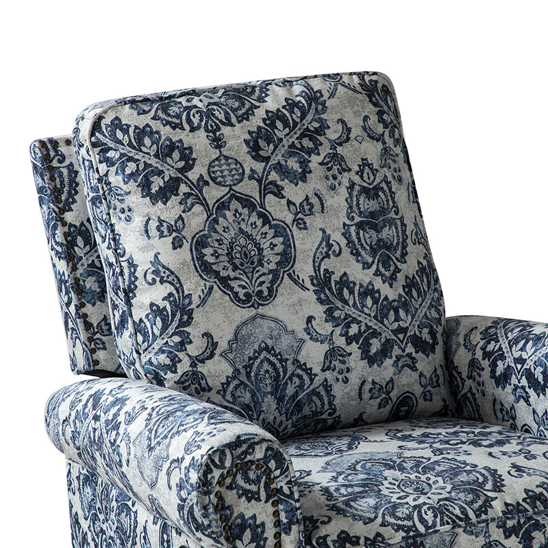 Comfortable Nikola Swivel Glider Recliner Chair - 360° Rotation & Smooth Gliding Motion - Perfect for Living Room, Nursery, or Home Theater Relaxation