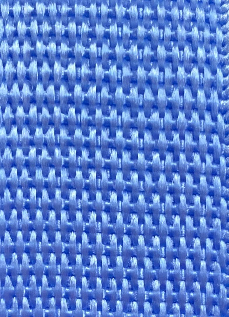 Durable Polypropylene UV Resistant Webbing Straps - 1 Inch (Baby Blue, 10 Pack) for DIY Projects, Pet Collars, Outdoor Gear & Crafts | Heavy-Duty Strapping for Camping, Hiking, Furniture Repair & Home Organization